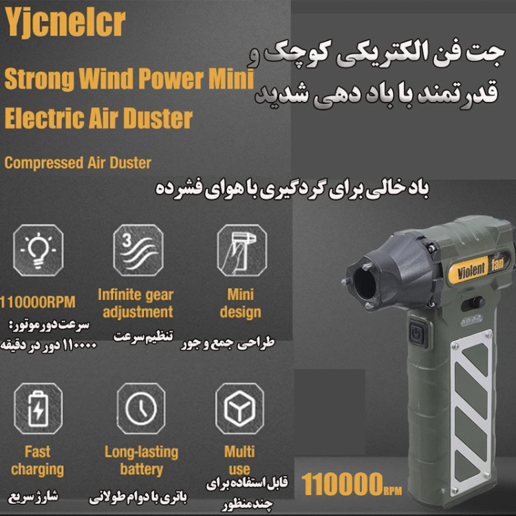 جت فن ویولنت ( فقط دمنده) مدل F015