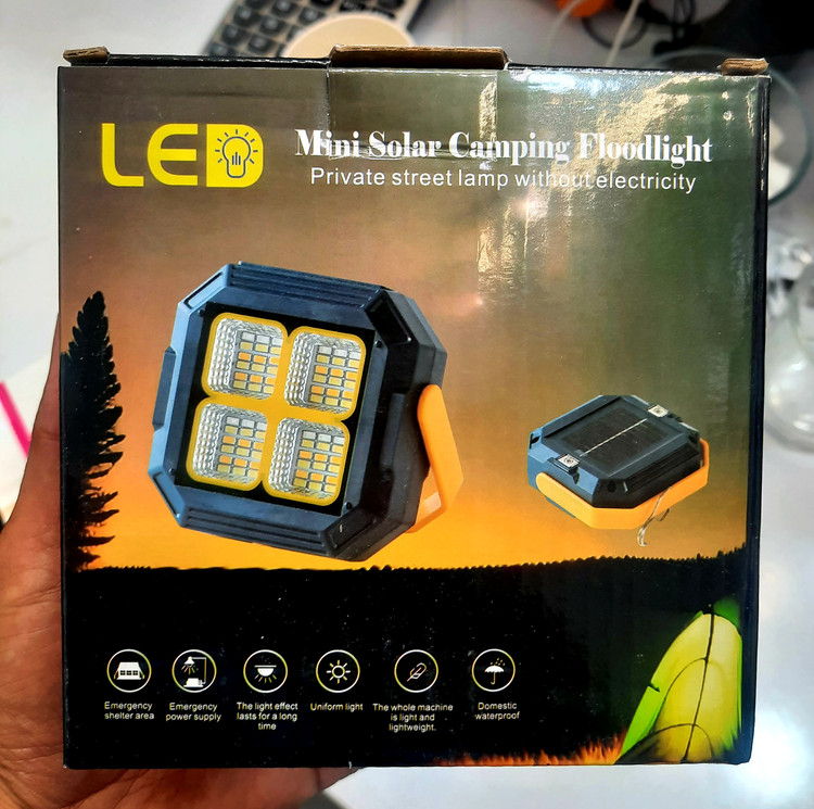 مینی پراژکتور سولار LED ۱۰۰ وات ( نور قوی )